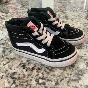 Vans toddler 6.5 old school hi tops shoes